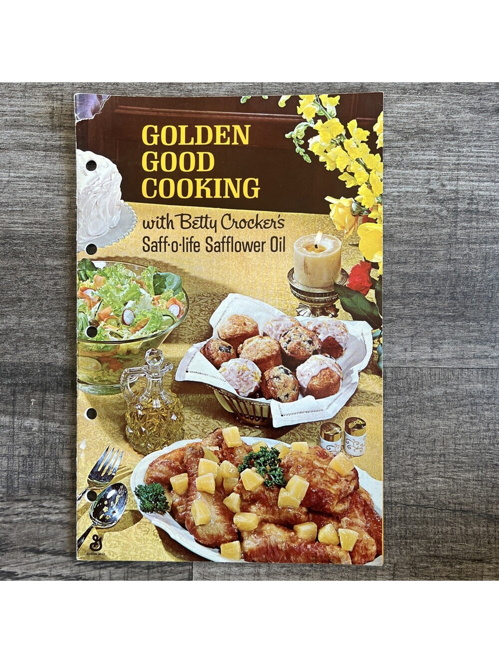 Golden Good Cooking Betty Crocker’s Saff-o-life Safflower Oil booklet Vtg 1963